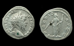 Septimius Severus, Denarius, Providence Reverse